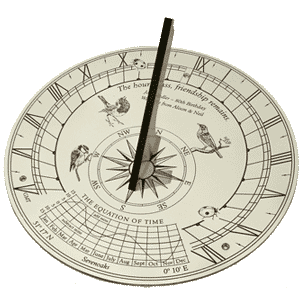 photo of a sundial