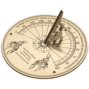 photo of a sundial