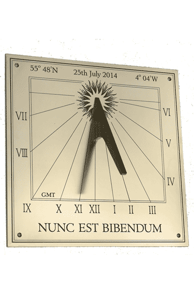 vertical sundial WD2