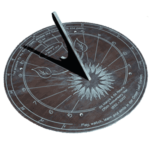 photo of a sundial